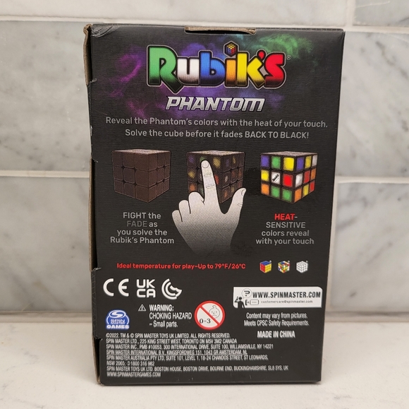 Rubik's Phantom 3x3 Cube Advanced Brainteaser Rubiks Cube BRAND NEW - Picture 2 of 5